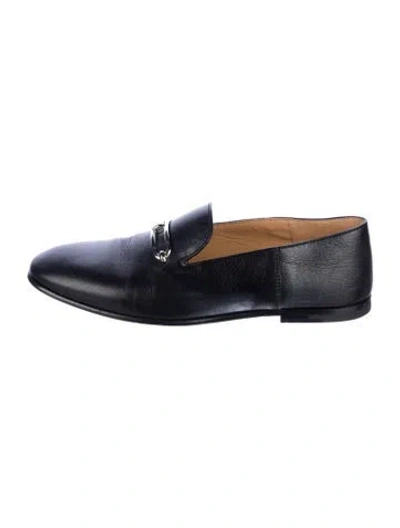 Pre-owned Hermes 2022 Gentleman Dress Loafers In Black