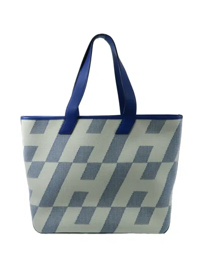 Pre-owned Hermes 2022 Gm Cabas H En Biais Tote Bag In Neutral