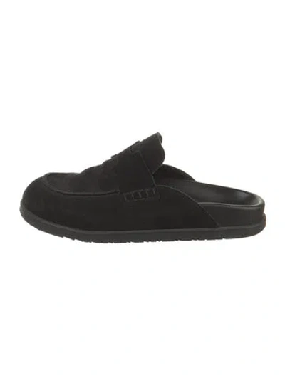 Pre-owned Hermes 2022 Go Mules In Black