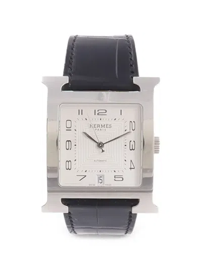 Pre-owned Hermes 2022 Heure H 42mm Watch In White