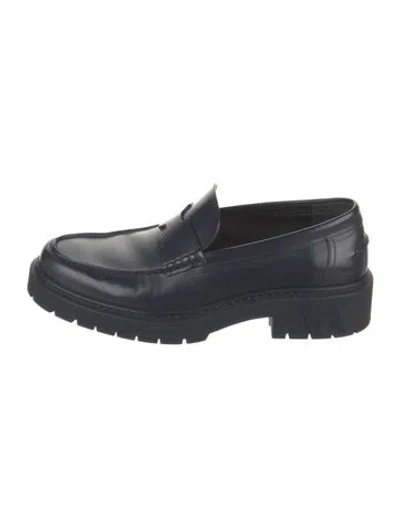 Pre-owned Hermes 2022 Ivy Loafers In Blue
