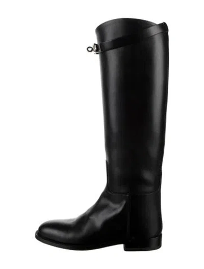 Pre-owned Hermes 2022 Jumping Riding Boots In Black