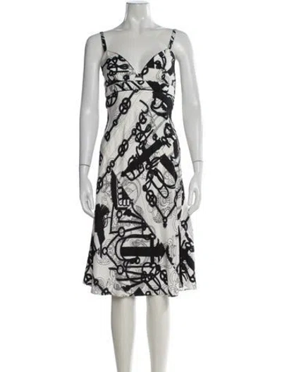 Pre-owned Hermes 2022 Knee-length Dress In Multi