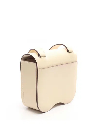 Pre-owned Hermes 2022 Mini Epsom Della Cavalleria Crossbody Bag In Neutrals
