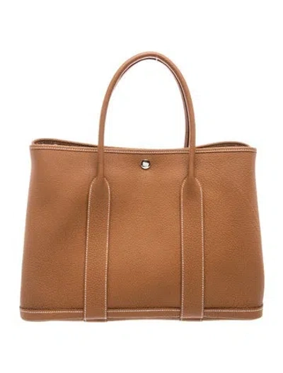 Pre-owned Hermes 2022 Negonda Garden Party 36 In Brown