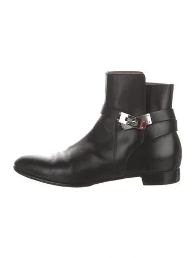Pre-owned Hermes 2022 Neo Boots In Black