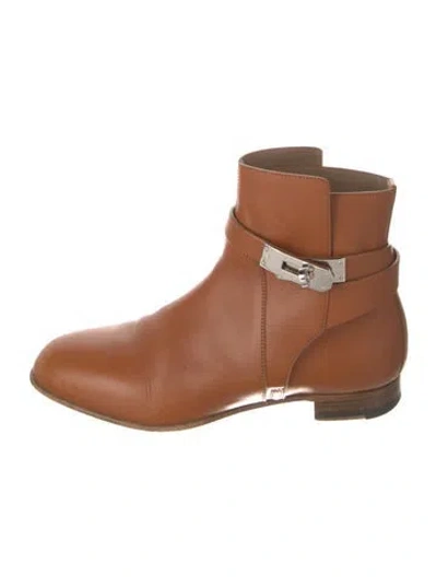 Pre-owned Hermes 2022 Neo Boots In Brown