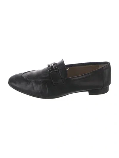 Pre-owned Hermes 2022 Paris Loafers In Black