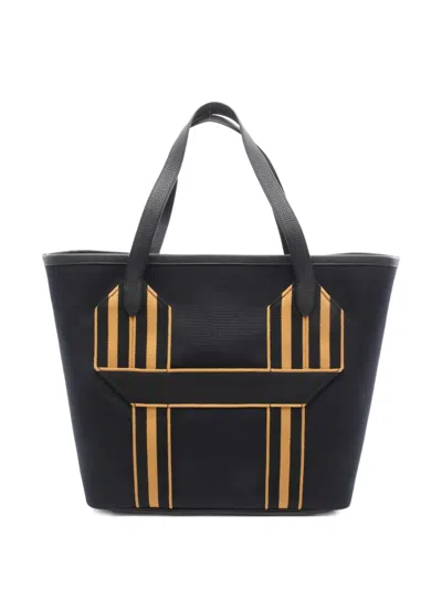 Pre-owned Hermes 2022 Pursangle Tote Bag In Black