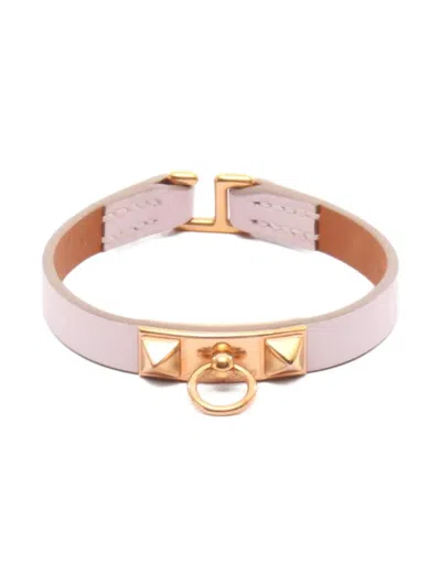 Pre-owned Hermes 2022 Rival Mini Bracelet In Pink