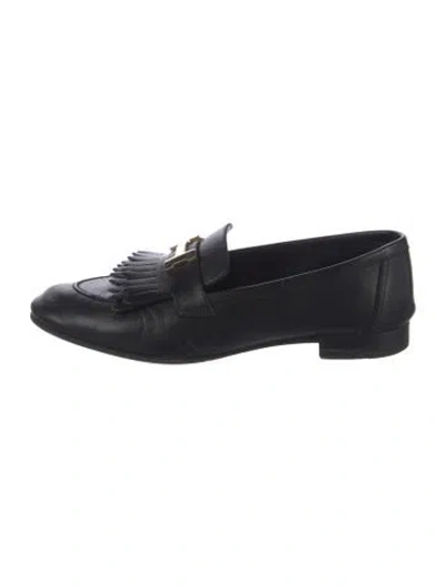 Pre-owned Hermes 2022 Royal Loafers In Black
