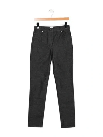 Pre-owned Hermes 2022 Straight Leg Jeans In Gray