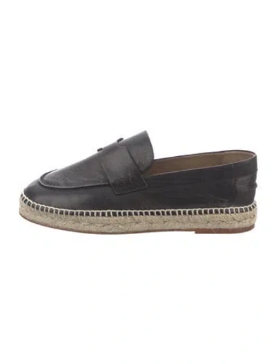 Pre-owned Hermes 2022 Trip Espadrilles In Black