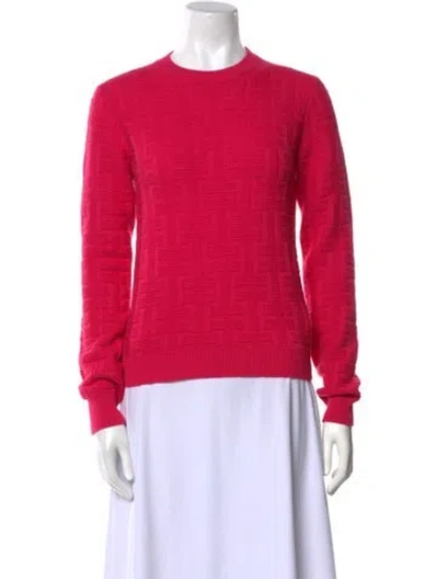 Pre-owned Hermes 2022 Virgin Wool Sweater In Pink