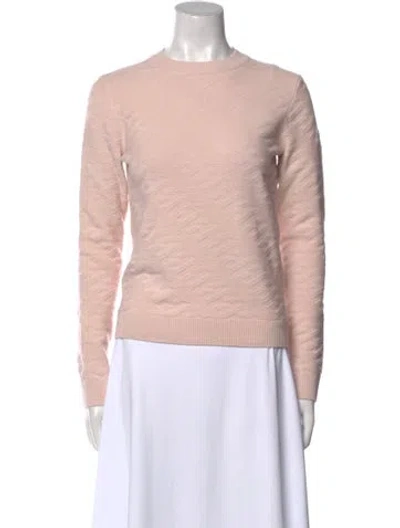 Pre-owned Hermes 2022 Virgin Wool Sweater In Pink