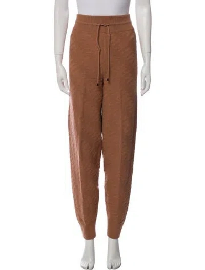 Pre-owned Hermes 2022 Virgin Wool Sweatpants In Neutral