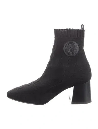 Pre-owned Hermes 2022 Volver 60 Sock Boots In Black