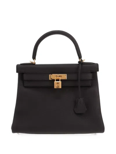 Hermes 2023 28 Kelly Tote Bag In Black