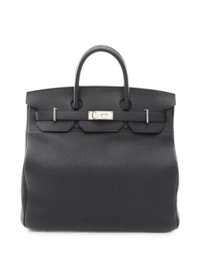 Pre-owned Hermes 2023 40 Haute Couture Handbag In Black