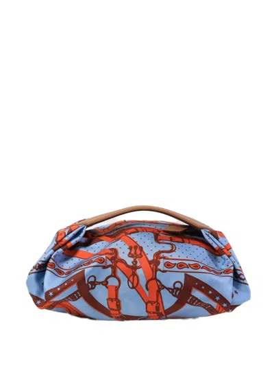 Pre-owned Hermes 2023 Balusoie Tote Bag In Blue