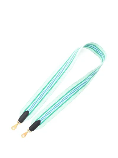 Pre-owned Hermes 2023 Bandouliere Sangle Kaval Shoulder Strap In Green