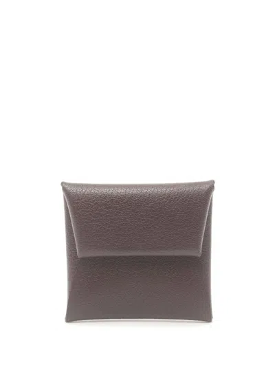 Pre-owned Hermes 2023 Bastia Rouge Serie Purse In Brown