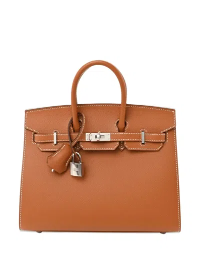 Pre-owned Hermes 2023 Birkin 25 Handbag In Brown