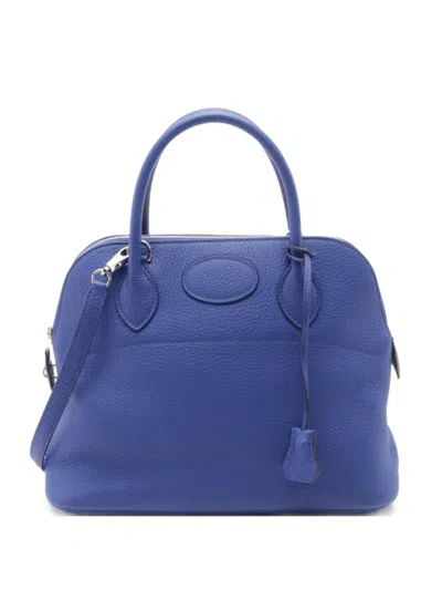 Pre-owned Hermes 2023 Bolide 31 Handbag In Blue