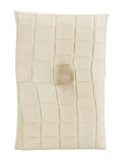 Pre-owned Hermes 2023 Calvi Cardholder In Neutral