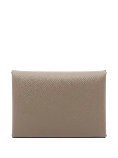 Pre-owned Hermes 2023 Calviduo Coin Purse