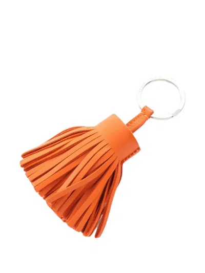 Pre-owned Hermes 2023 Carmen Bag Charm In Orange