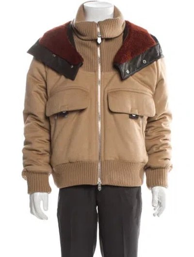 Pre-owned Hermes 2023 Cashmere Puffer Coat In Neutral