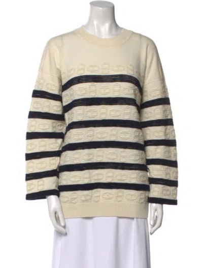 Pre-owned Hermes 2023 Cashmere Sweater In Neutral