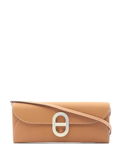 Pre-owned Hermes 2023 Chaîne D'ancre Shoulder Bag In Neutral