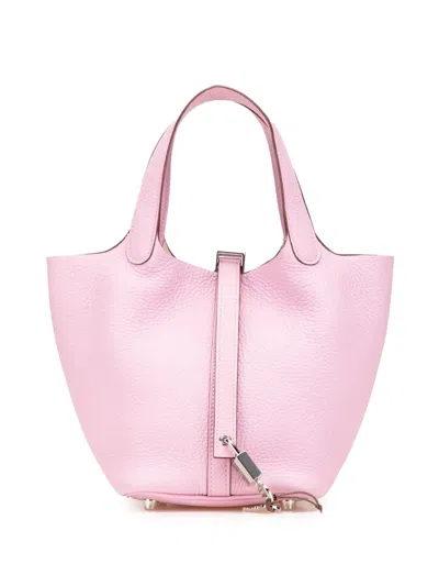 Pre-owned Hermes 2023 Clemence Picotin Lock 18 Handbag