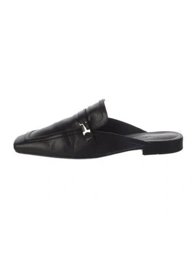 Pre-owned Hermes 2023 Constance Groupie Mules In Black