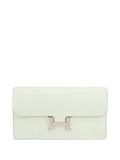 Pre-owned Hermes 2023 Constance Long To Go Shoulder Bag In 绿色