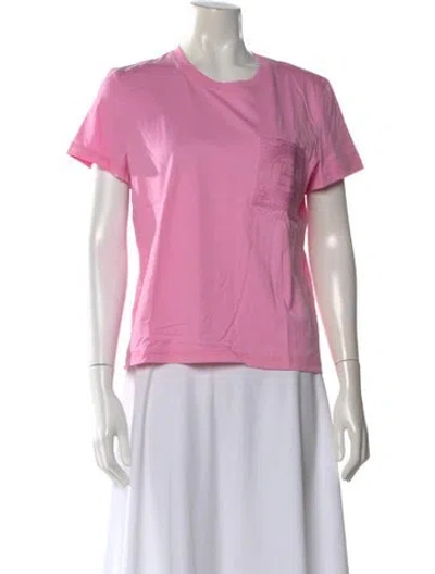 Pre-owned Hermes 2023 Crew Neck T-shirt In Pink