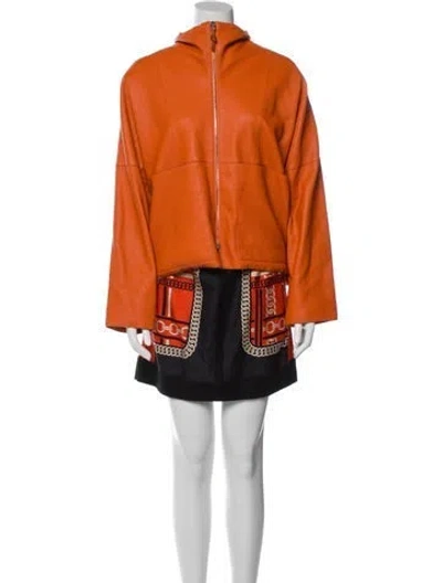 Pre-owned Hermes 2023 Deer Dress Set In Orange