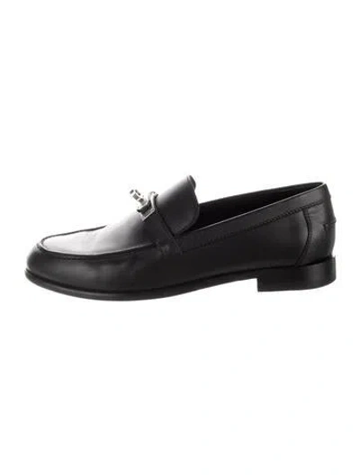 Pre-owned Hermes 2023 Destin Loafers In Black