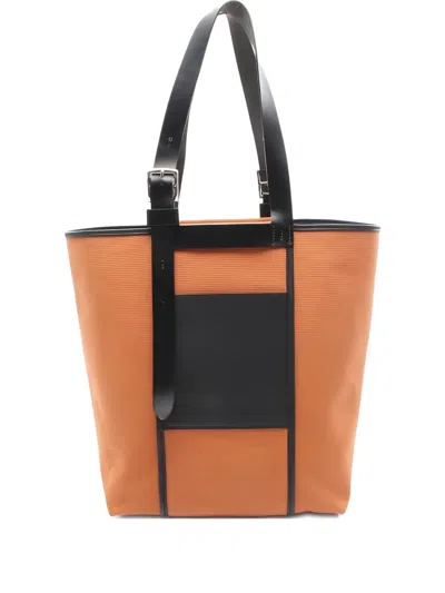 Pre-owned Hermes 2023 Etrivière Pocket 27 Shoulder Bag In Orange