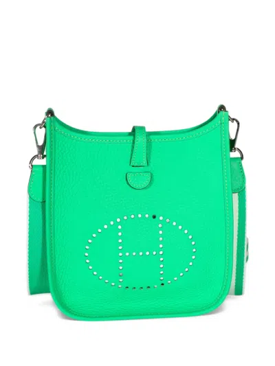 Pre-owned Hermes 2023 Evelyne 16 Tpm Shoulder Bag In Green