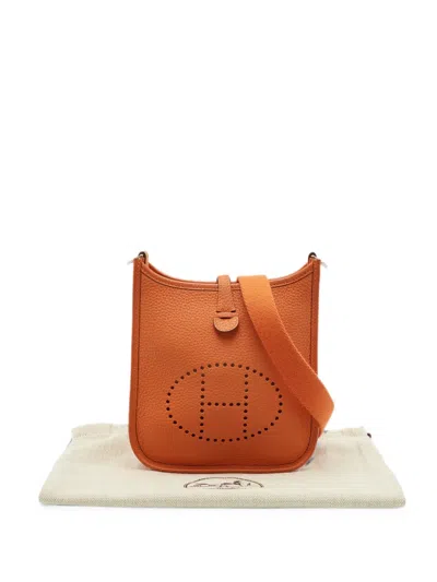 Pre-owned Hermes 2023 Evelyne Amazone Tpm Crossbody Bag In Orange