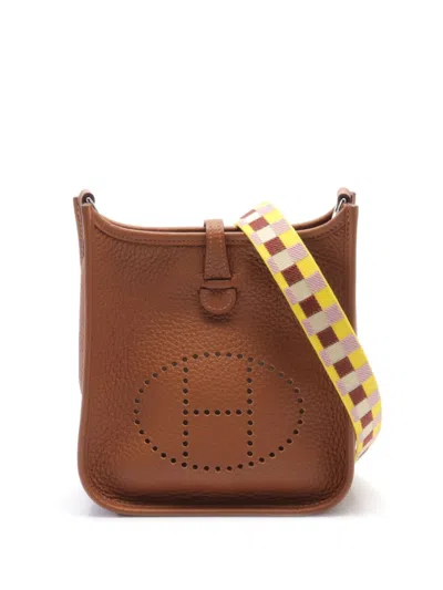 Pre-owned Hermes 2023 Evelyne Tpm Shoulder Bag In Brown