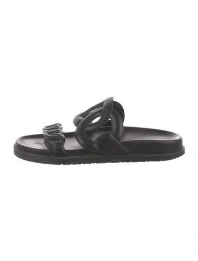 Pre-owned Hermes 2023 Extra Slides In Black