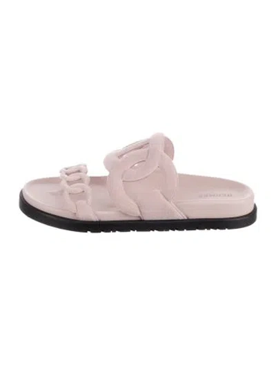 Pre-owned Hermes 2023 Extra Slides W/ Tags In Pink
