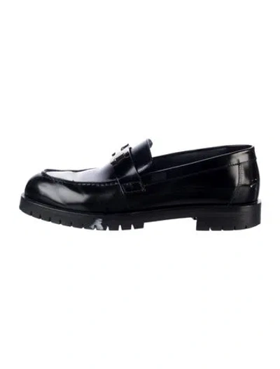 Pre-owned Hermes 2023 Faubourg Loafers In Black