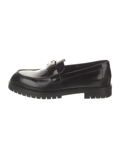 Pre-owned Hermes 2023 Faubourg Loafers In Black