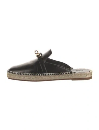 Pre-owned Hermes 2023 Feria Espadrille Espadrilles In Black