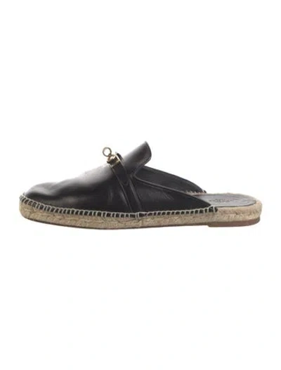 Pre-owned Hermes 2023 'feria' Mules In Black
